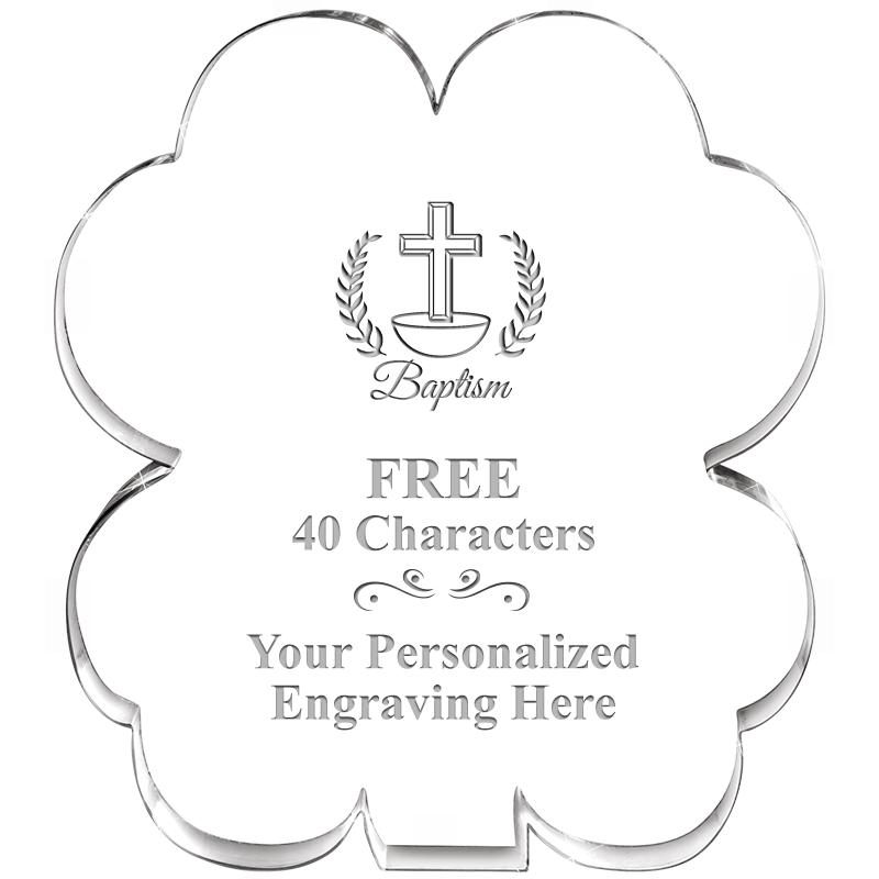 6" 4 LEAF CLOVER ACRYLIC