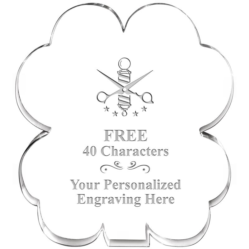 6" 4 LEAF CLOVER ACRYLIC