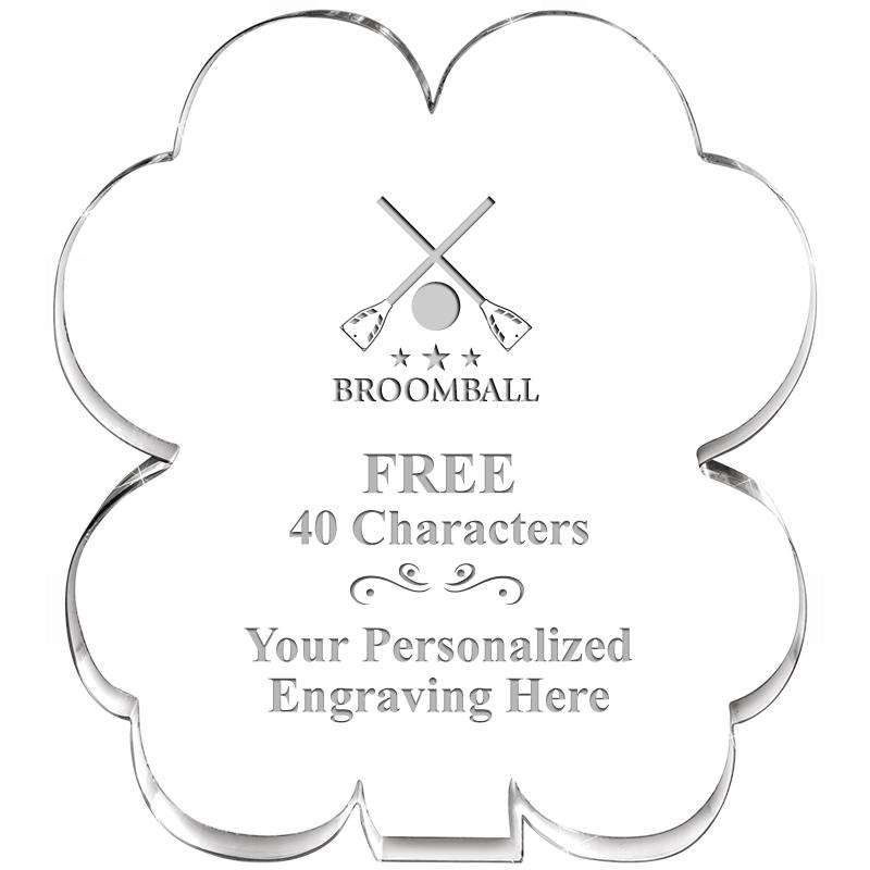 6" 4 LEAF CLOVER ACRYLIC