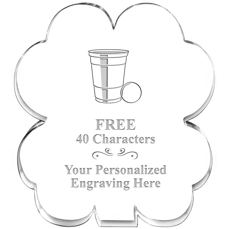 6" 4 LEAF CLOVER ACRYLIC