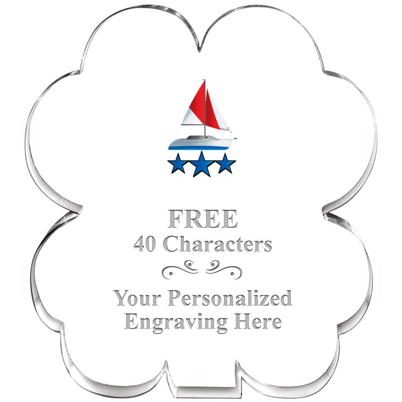 6" 4 LEAF CLOVER ACRYLIC