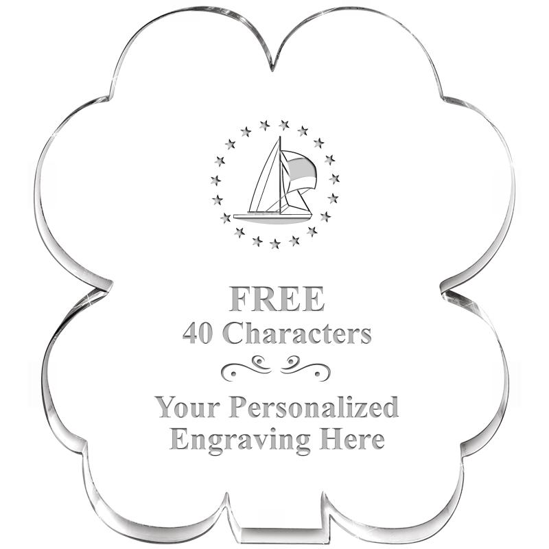 6" 4 LEAF CLOVER ACRYLIC