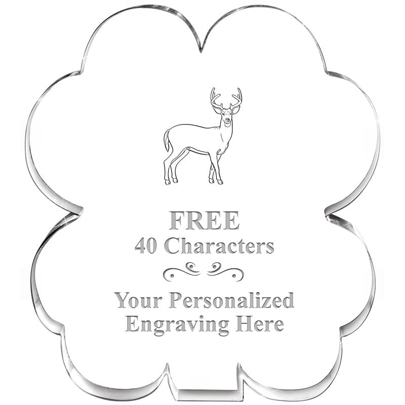 6" 4 LEAF CLOVER ACRYLIC