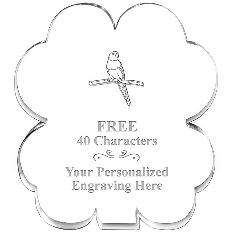 6" 4 LEAF CLOVER ACRYLIC