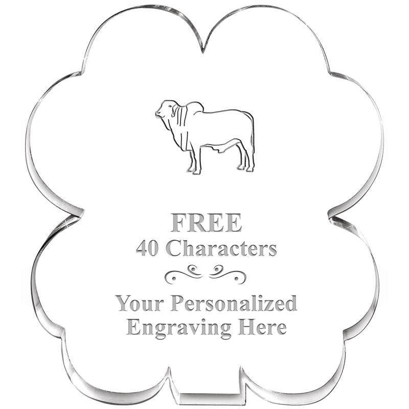 6" 4 LEAF CLOVER ACRYLIC