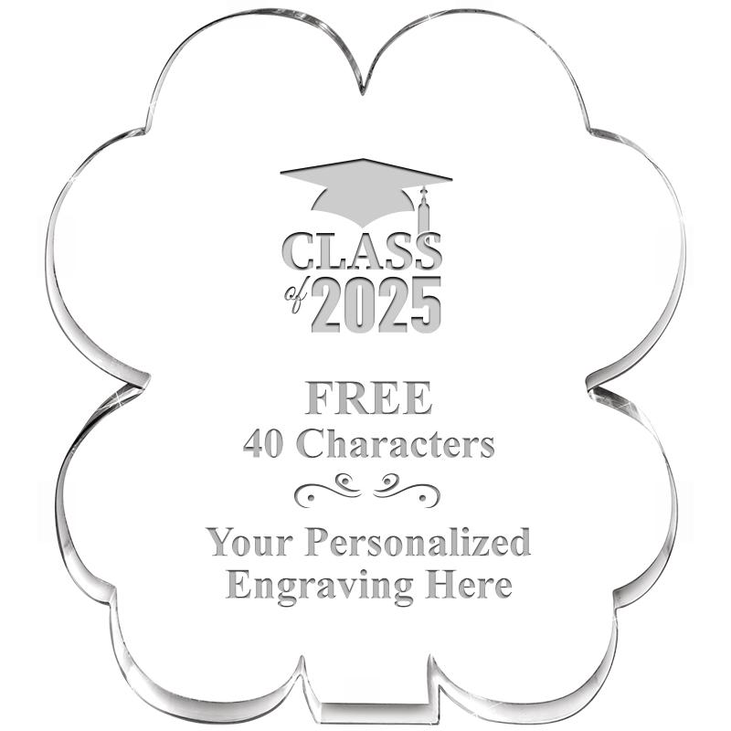 6" 4 LEAF CLOVER ACRYLIC