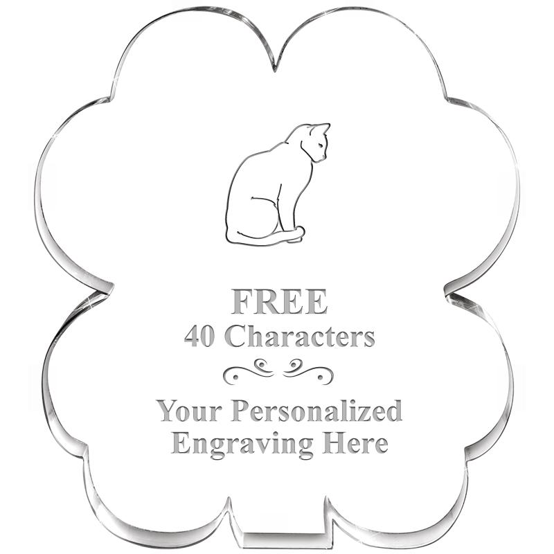 6" 4 LEAF CLOVER ACRYLIC