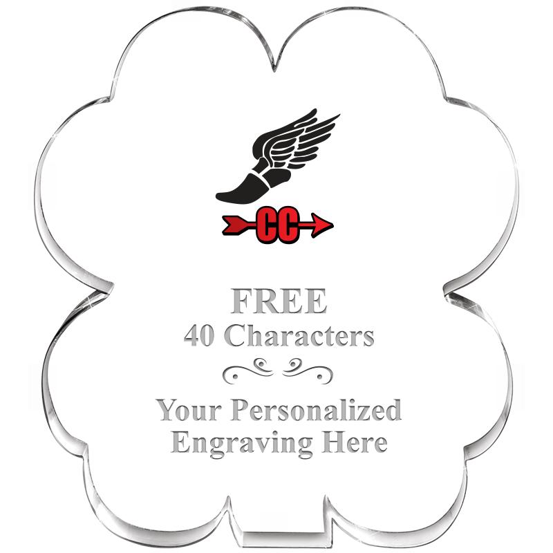 6" 4 LEAF CLOVER ACRYLIC