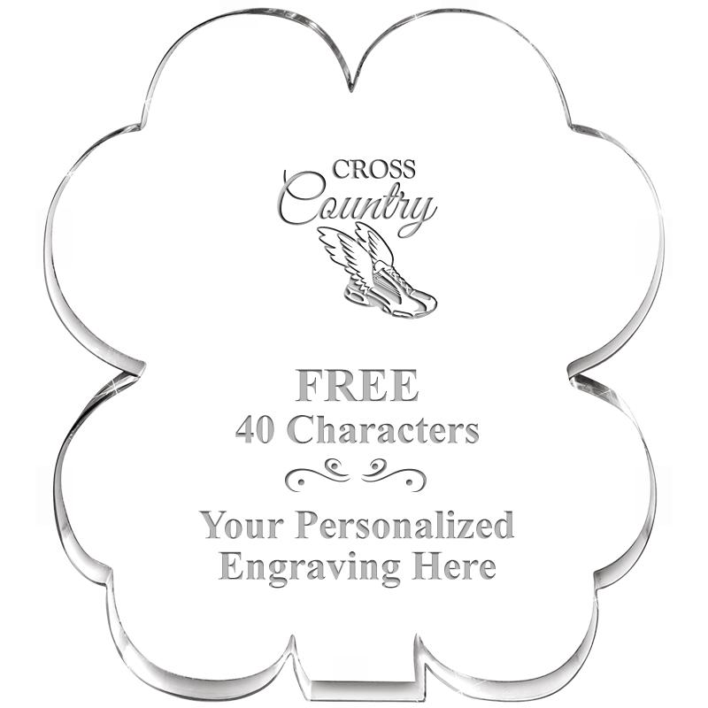 6" 4 LEAF CLOVER ACRYLIC