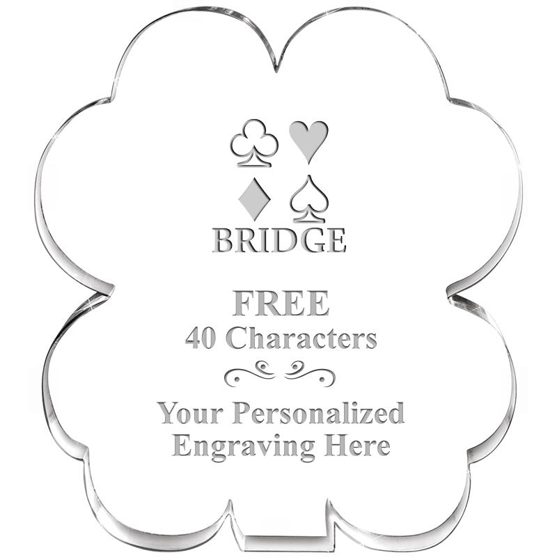 6" 4 LEAF CLOVER ACRYLIC