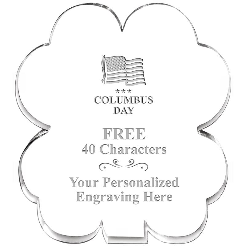 6" 4 LEAF CLOVER ACRYLIC