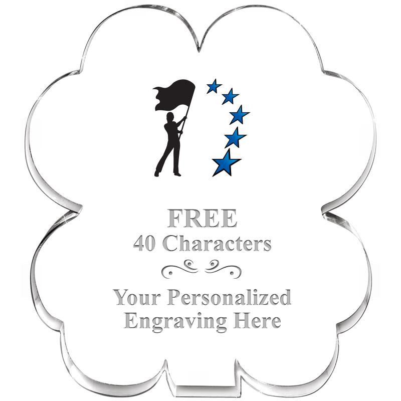 6" 4 LEAF CLOVER ACRYLIC