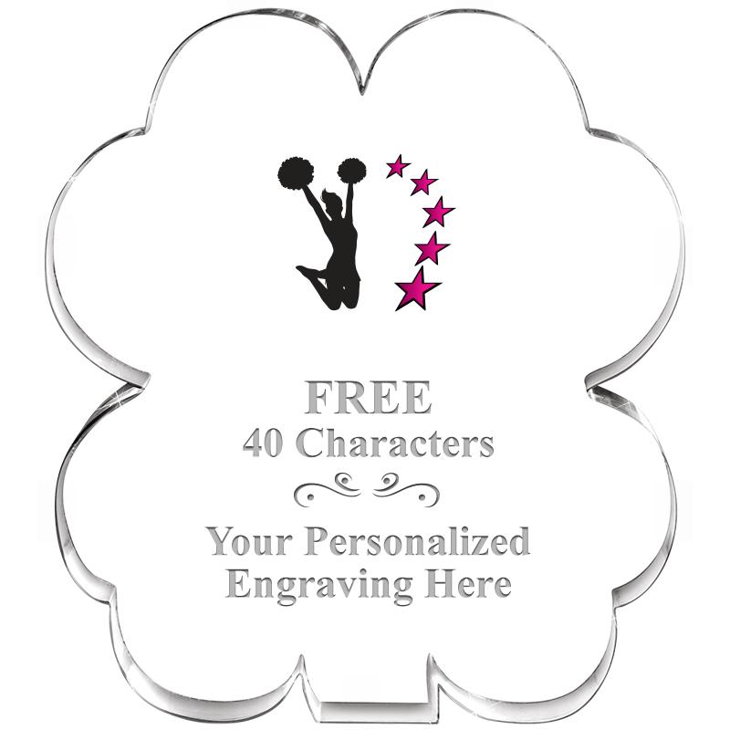 6" 4 LEAF CLOVER ACRYLIC