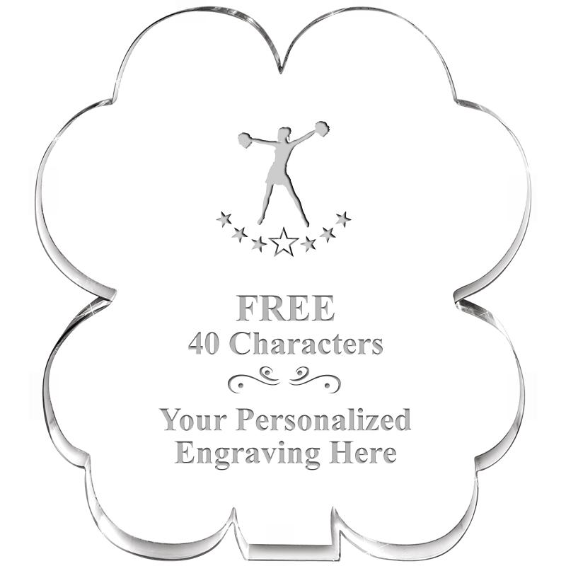 6" 4 LEAF CLOVER ACRYLIC