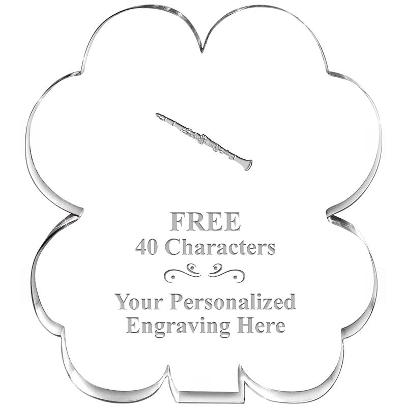 6" 4 LEAF CLOVER ACRYLIC