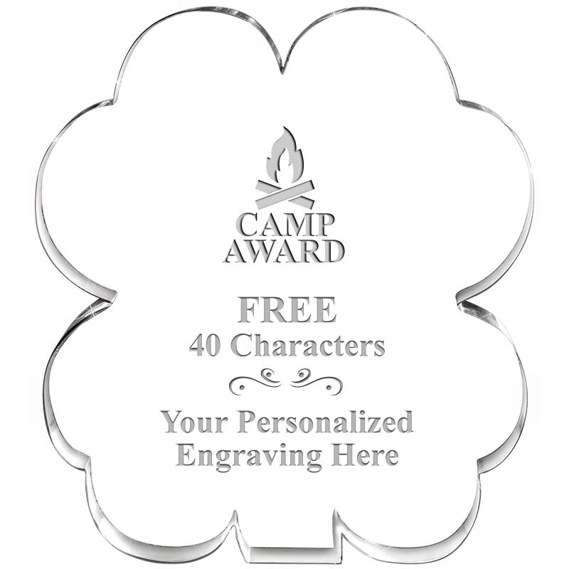 6" 4 LEAF CLOVER ACRYLIC