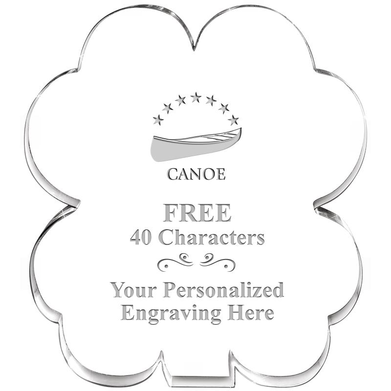 6" 4 LEAF CLOVER ACRYLIC