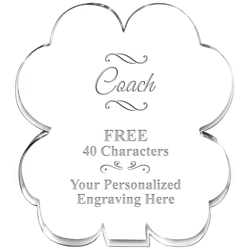 6" 4 LEAF CLOVER ACRYLIC