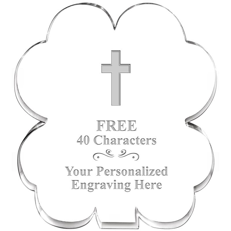 6" 4 LEAF CLOVER ACRYLIC