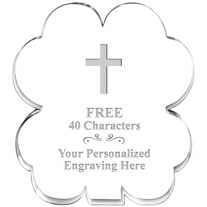 6" 4 LEAF CLOVER ACRYLIC