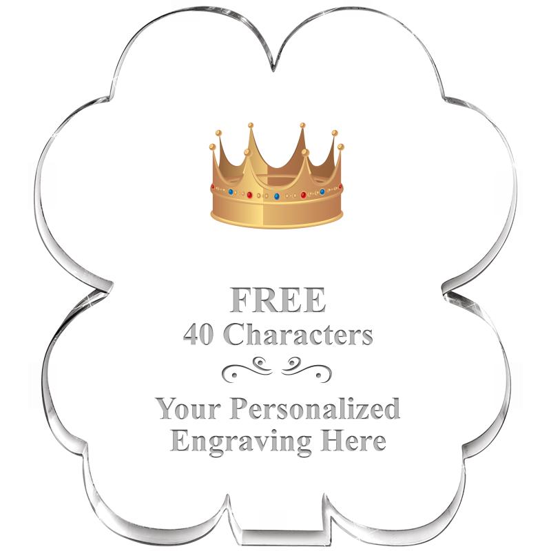 6" 4 LEAF CLOVER ACRYLIC