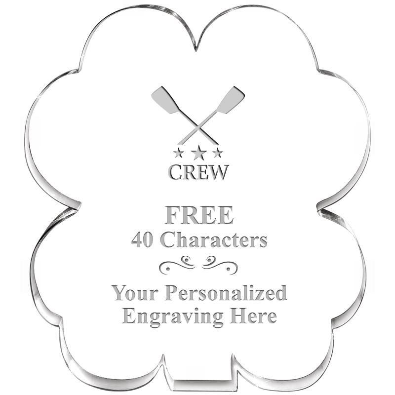 6" 4 LEAF CLOVER ACRYLIC