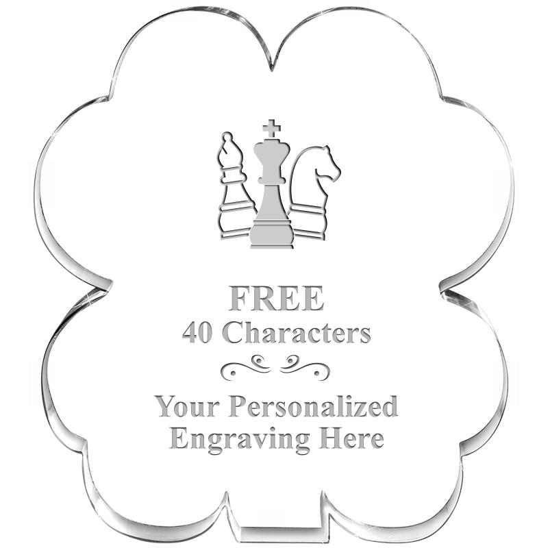 6" 4 LEAF CLOVER ACRYLIC