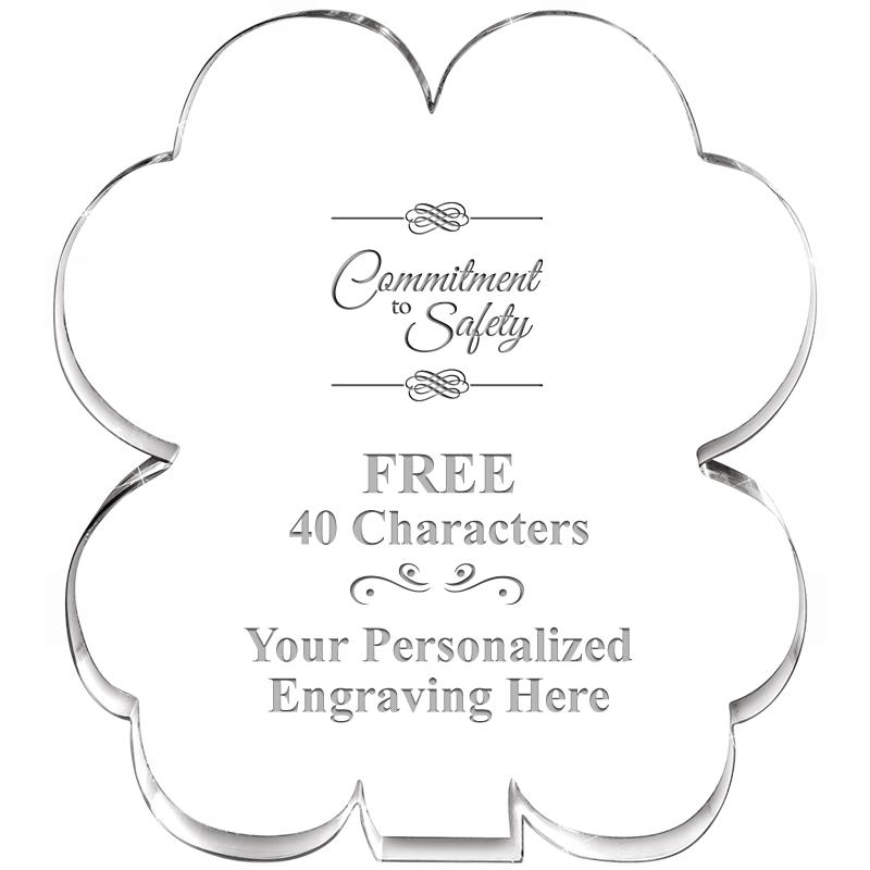 6" 4 LEAF CLOVER ACRYLIC