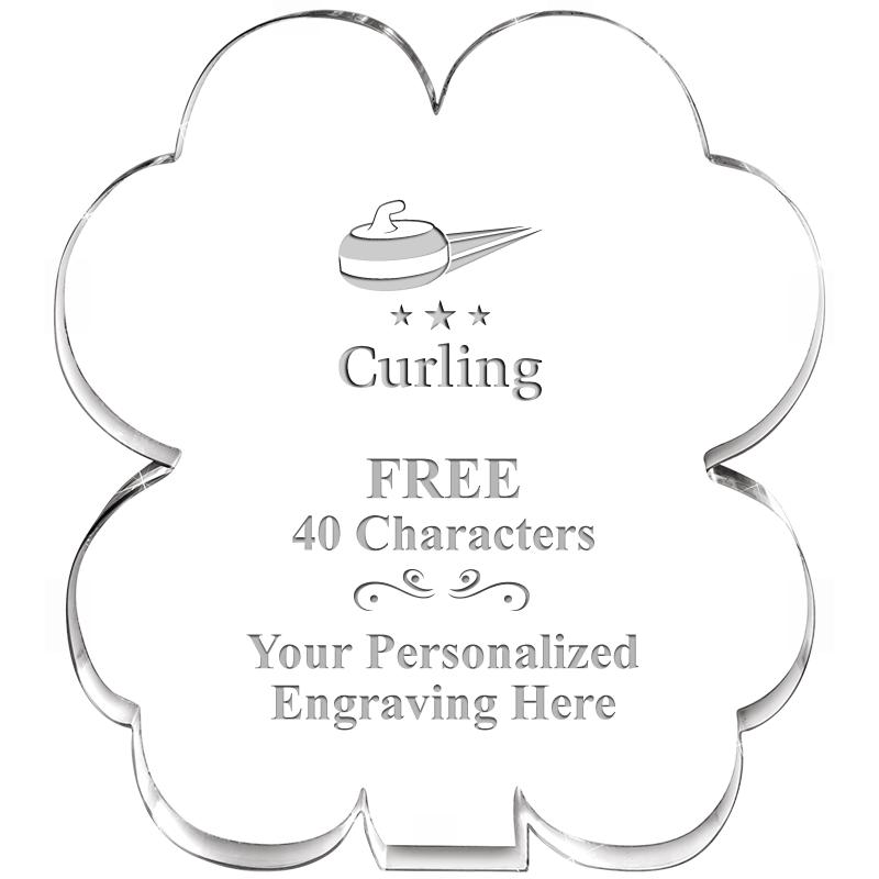 6" 4 LEAF CLOVER ACRYLIC