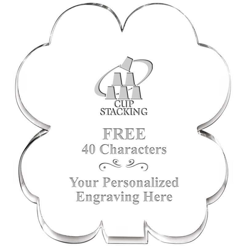 6" 4 LEAF CLOVER ACRYLIC