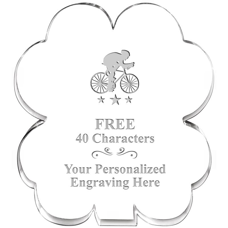 6" 4 LEAF CLOVER ACRYLIC