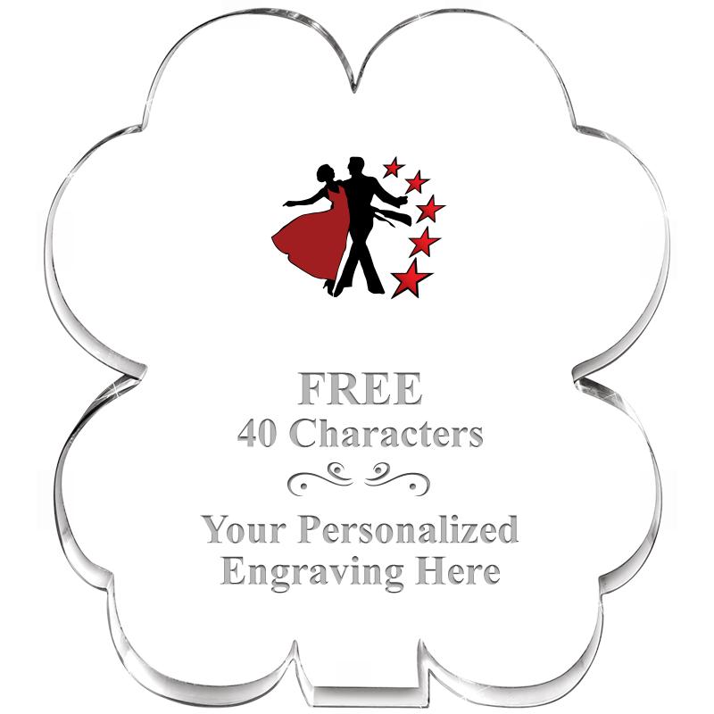 6" 4 LEAF CLOVER ACRYLIC