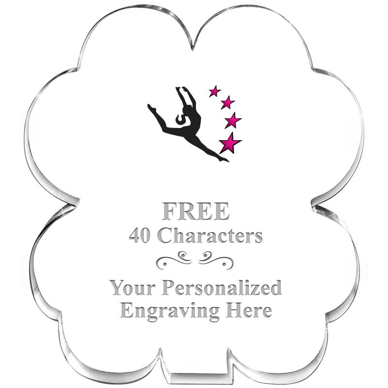 6" 4 LEAF CLOVER ACRYLIC