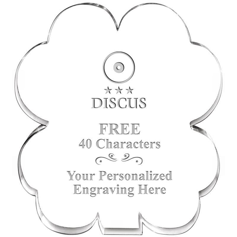 6" 4 LEAF CLOVER ACRYLIC