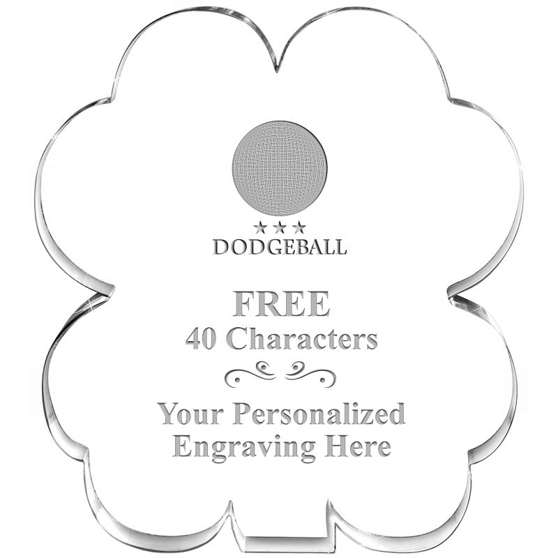 6" 4 LEAF CLOVER ACRYLIC