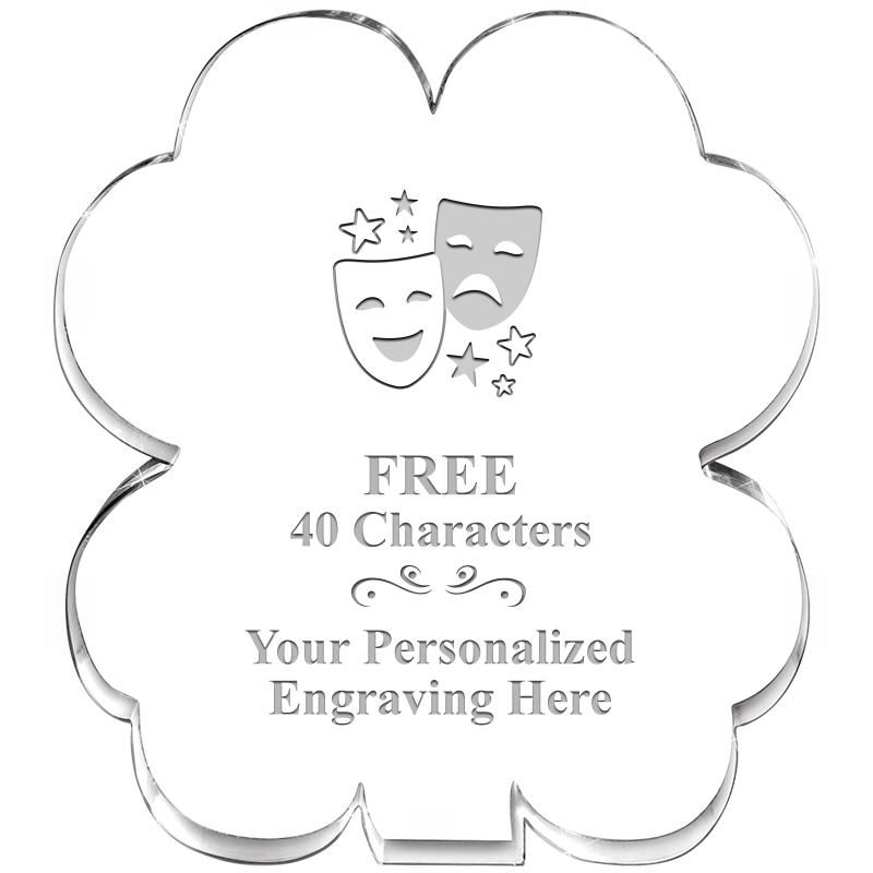 6" 4 LEAF CLOVER ACRYLIC