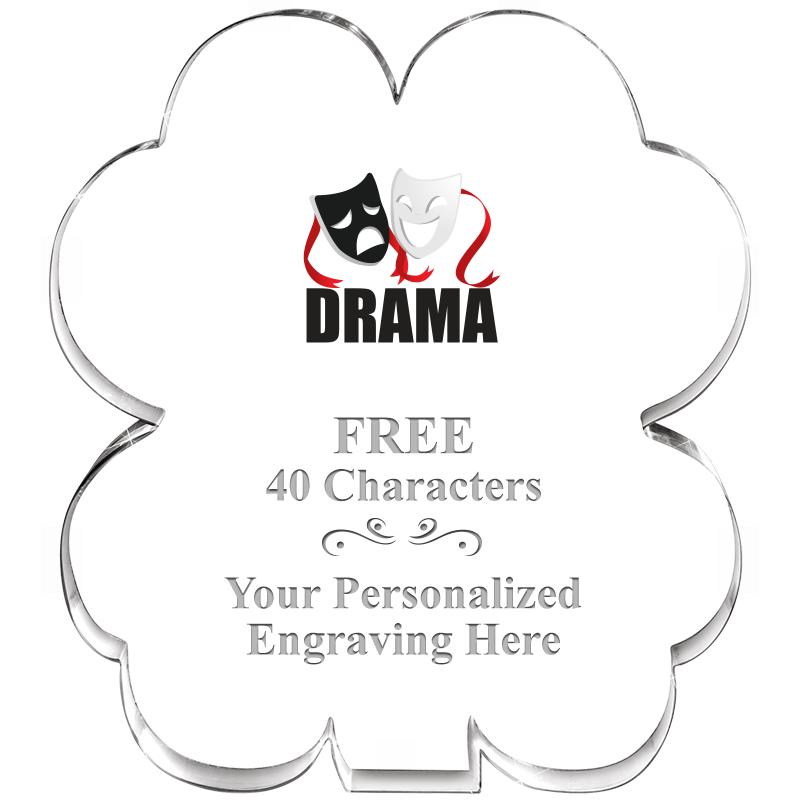 6" 4 LEAF CLOVER ACRYLIC