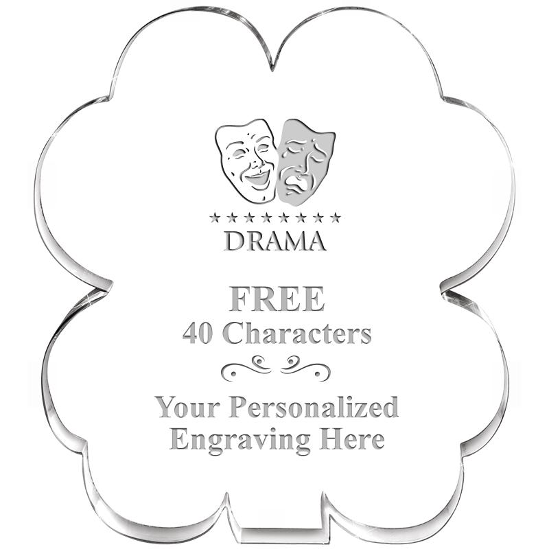 6" 4 LEAF CLOVER ACRYLIC