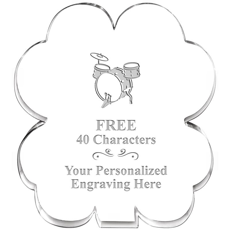 6" 4 LEAF CLOVER ACRYLIC