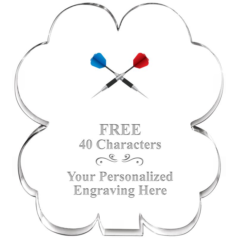 6" 4 LEAF CLOVER ACRYLIC