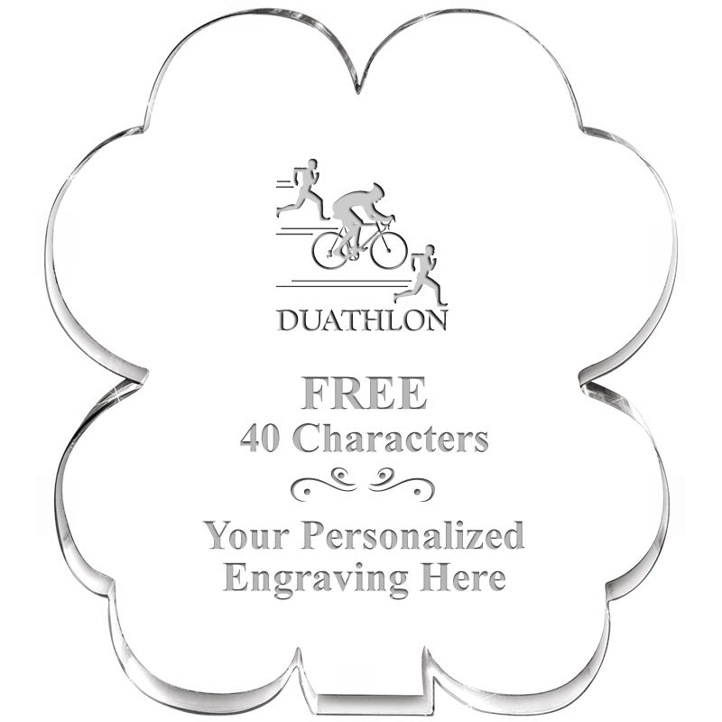 6" 4 LEAF CLOVER ACRYLIC