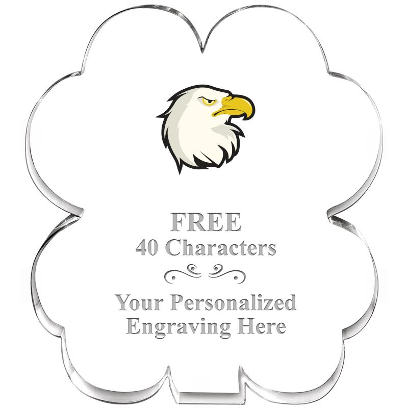 6" 4 LEAF CLOVER ACRYLIC