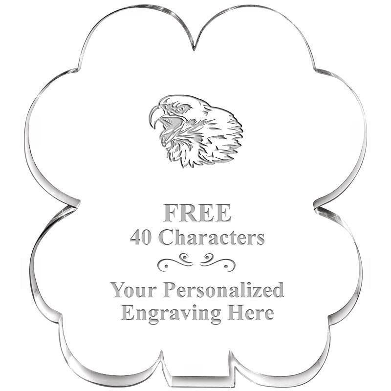 6" 4 LEAF CLOVER ACRYLIC