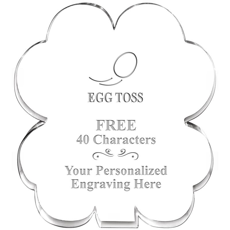 6" 4 LEAF CLOVER ACRYLIC