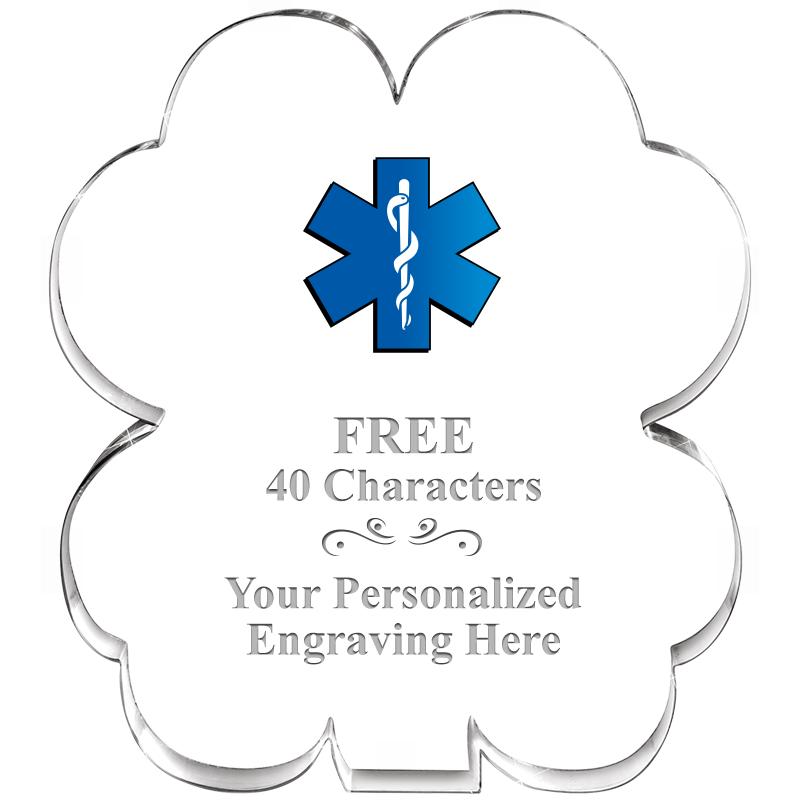 6" 4 LEAF CLOVER ACRYLIC