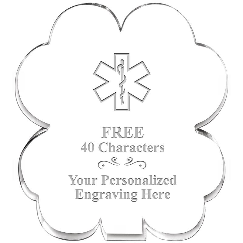 6" 4 LEAF CLOVER ACRYLIC