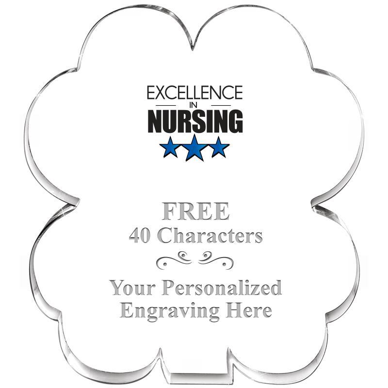 6" 4 LEAF CLOVER ACRYLIC