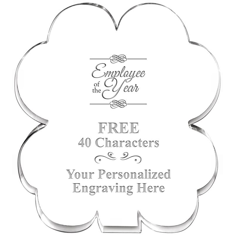 6" 4 LEAF CLOVER ACRYLIC