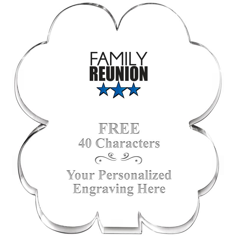 6" 4 LEAF CLOVER ACRYLIC