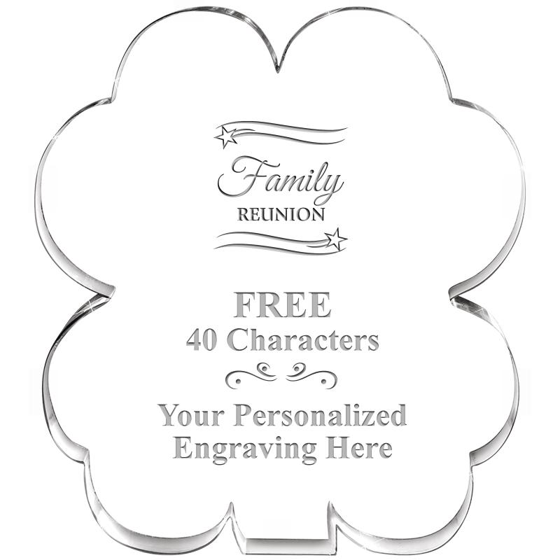 6" 4 LEAF CLOVER ACRYLIC